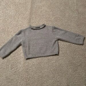 Small- 4sienna crop sweater